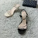DJ8 - Crystal-Embellished Patent Heels