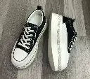 KR4 - Crystal-Trim Platform Sneakers