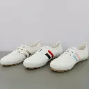 S01 - Striped Lace-Up Sneakers