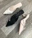 T0985-36 - Crystal-Knot Pointed Heels