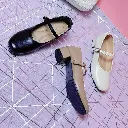 T72513 - Mary Jane Low Block Heels