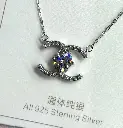 NL080 - 925 Silver Moissanite Necklace – Timeless Elegance