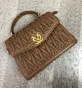 Luxe Quilted Leather Handbag