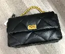 Luxe Quilted Chain Shoulder Bag