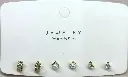 ER074 - Stainless Steel Elegant Earring Set – 3 Pairs
