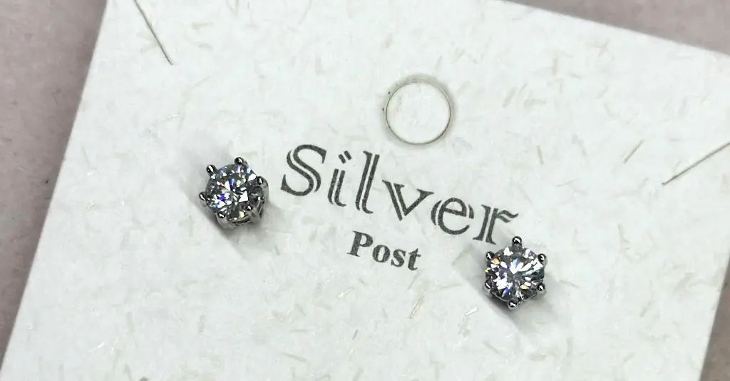 ER081 - 925 Sterling Silver Moissanite Stud Earrings