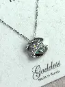NL083 - 925 Sterling Silver Moissanite Galaxy Pendant Necklace