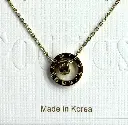 NL023 - Timeless Elegance Roman Dial Stainless Steel Necklace