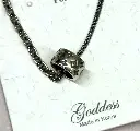 NL015 - 925 Sterling Silver Cylinder Charm Necklace
