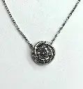 NL006 - 925 Sterling Silver Twinkle Knot Pendant Necklace