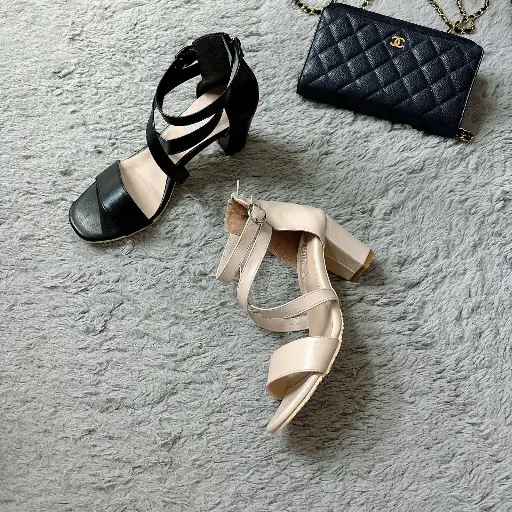 DJ9 - Strappy Block Heels
