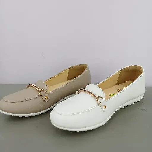 JI1 - Metallic-Buckle Loafers