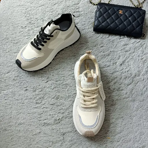 XIN01 - Two-Tone Chunky Sneakers