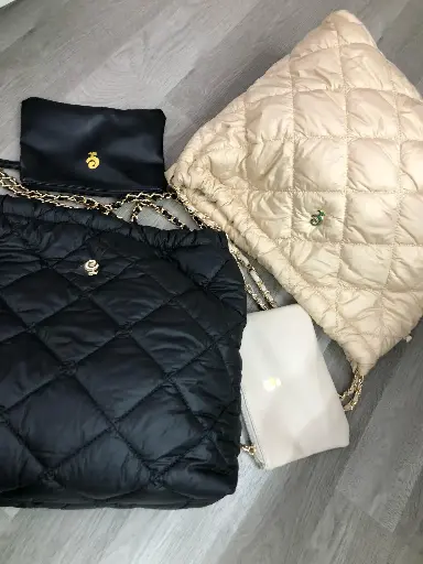 Luxe Puffer Tote Bag
