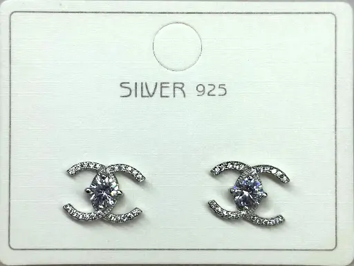 ER085 - Moissanite Radiance Stud Earrings in Sterling Silver