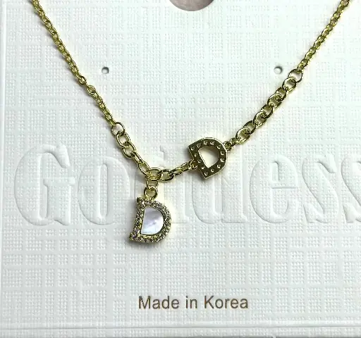 NL022 - Goddess Charm Stainless Steel Necklace